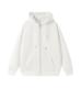 Men's Heavyweight Zip-Up Hoodie – Oversized, Minimalist Solid-Color Streetwear Style (Suitable for Spring/Autumn & Couples) - Model: 832761791148 - 图片 6