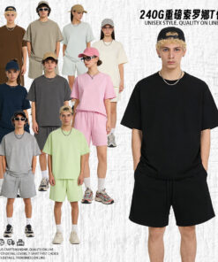 Heavyweight 240g Sorona Antibacterial Cooling T-Shirt Men
