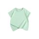 Trendy Solid-Color Kids' T-Shirt: 230g Sorona Cooling Fabric, Crew Neck, Short Sleeve, Outdoor Tech, 5A Antibacterial & Breathable- Model: 910305080354 - 图片 10