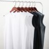 Heavyweight 230g Pure Cotton Crewneck Sleeveless Muscle T-Shirt Men