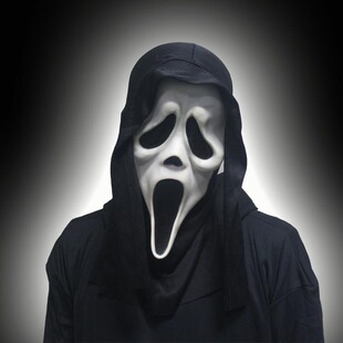 HalloweenMaskHead Cover CosplayGhost Face MaskParty Head Cover