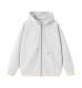 Men's Heavyweight Zip-Up Hoodie – Oversized, Minimalist Solid-Color Streetwear Style (Suitable for Spring/Autumn & Couples) - Model: 832761791148 - 图片 9
