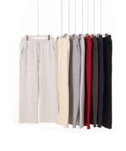 Heavyweight 420g French Terry Men's Straight-Leg Sweatpants – Loose-Fit Casual Athleisure Style with Pockets - Model: 968053168081