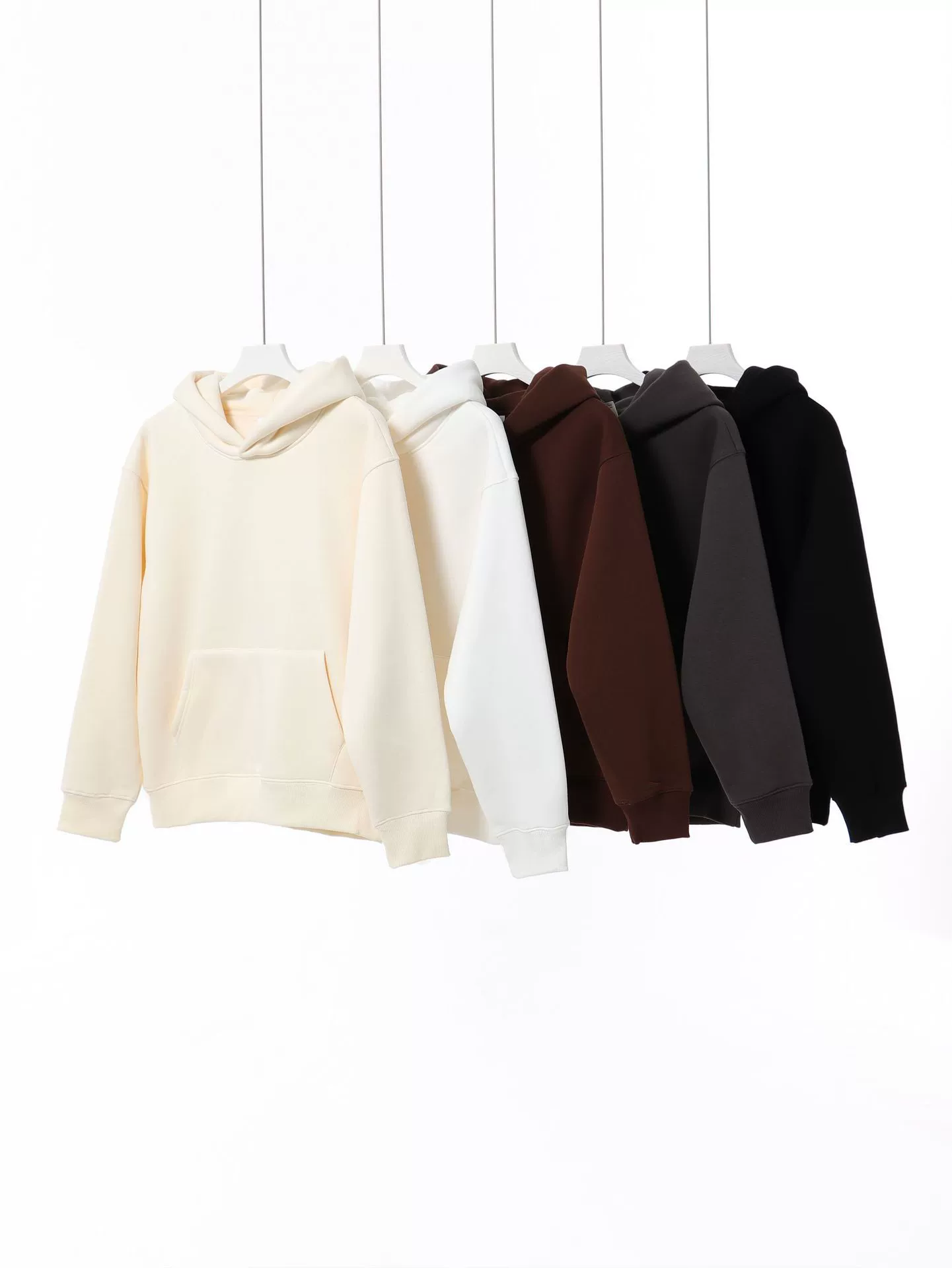 Vintage-style heavyweight (480g) Amekaji hooded sweatshirt featuring thick, dense fleece and a drop-shoulder design; suitable for both men and women - Model: 682382254455 - 图片 4