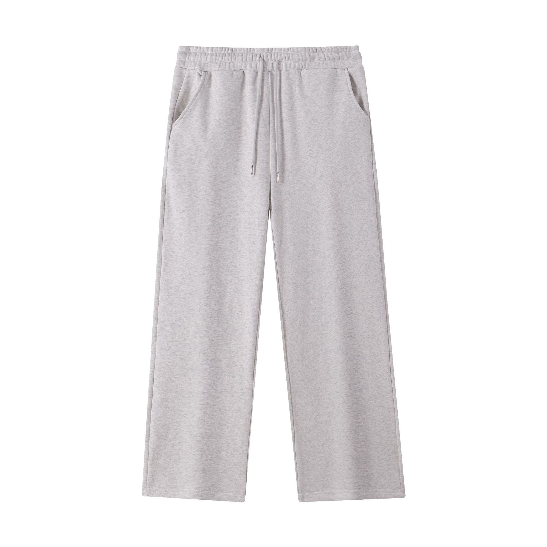 Heavyweight 420g French Terry Men's Straight-Leg Sweatpants – Loose-Fit Casual Athleisure Style with Pockets - Model: 968053168081 - 图片 9