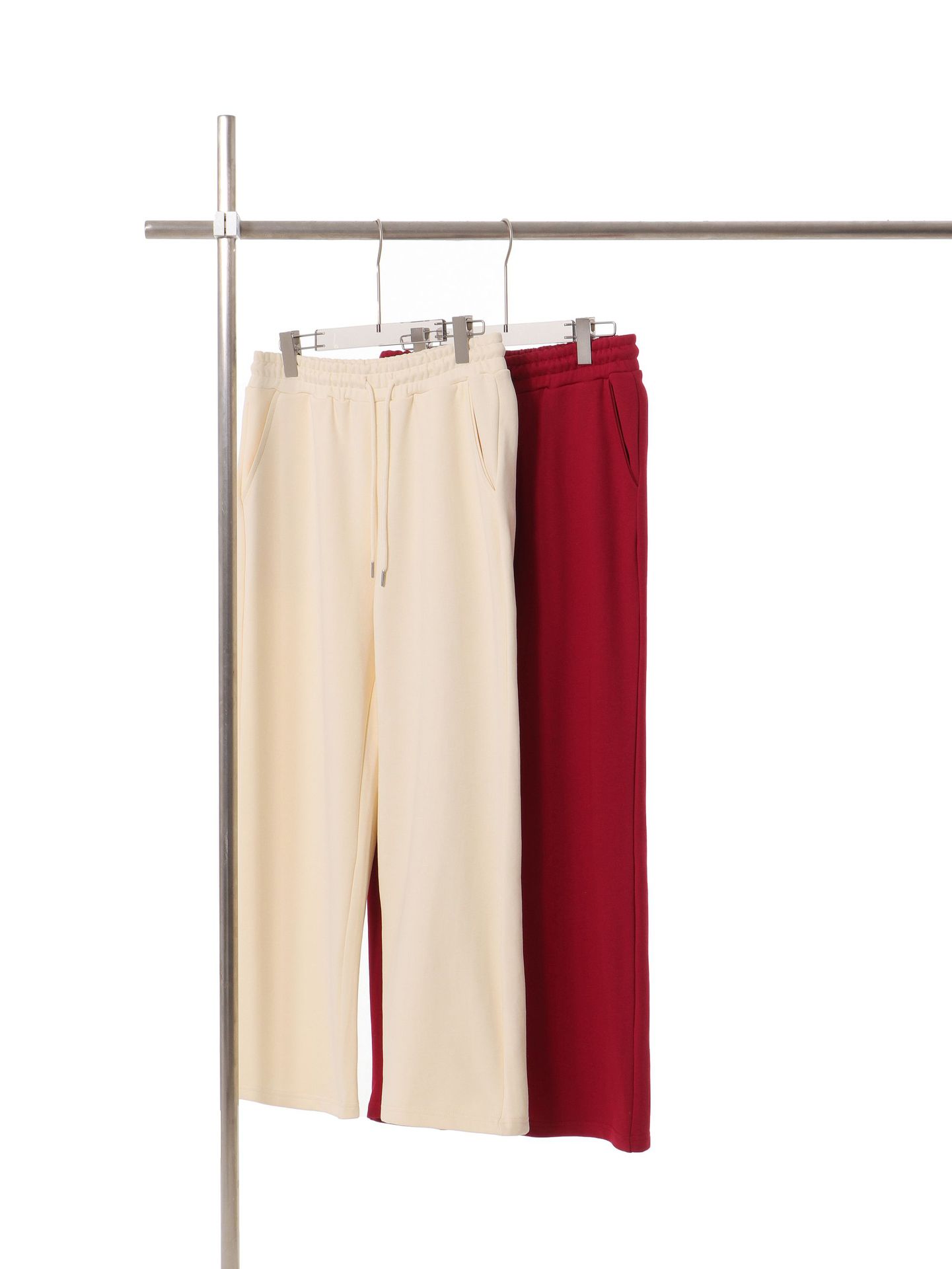 Heavyweight 420g French Terry Men's Straight-Leg Sweatpants – Loose-Fit Casual Athleisure Style with Pockets - Model: 968053168081 - 图片 4