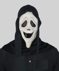 HalloweenHorrorMask Ghost Face Party Head CoverMask