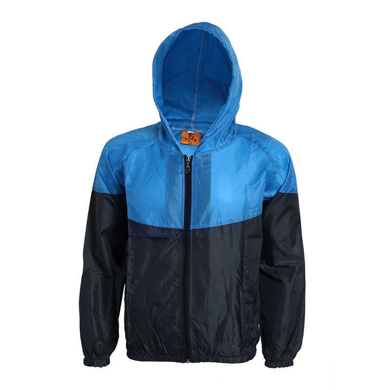 Color-Block Windbreaker for Outdoor Sports and Volunteer Work - Model: 524428515162 - 图片 5