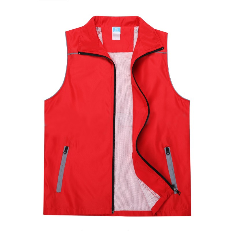 Custom Advertising Vest for Supermarket Work Uniform - Model: 602541057081