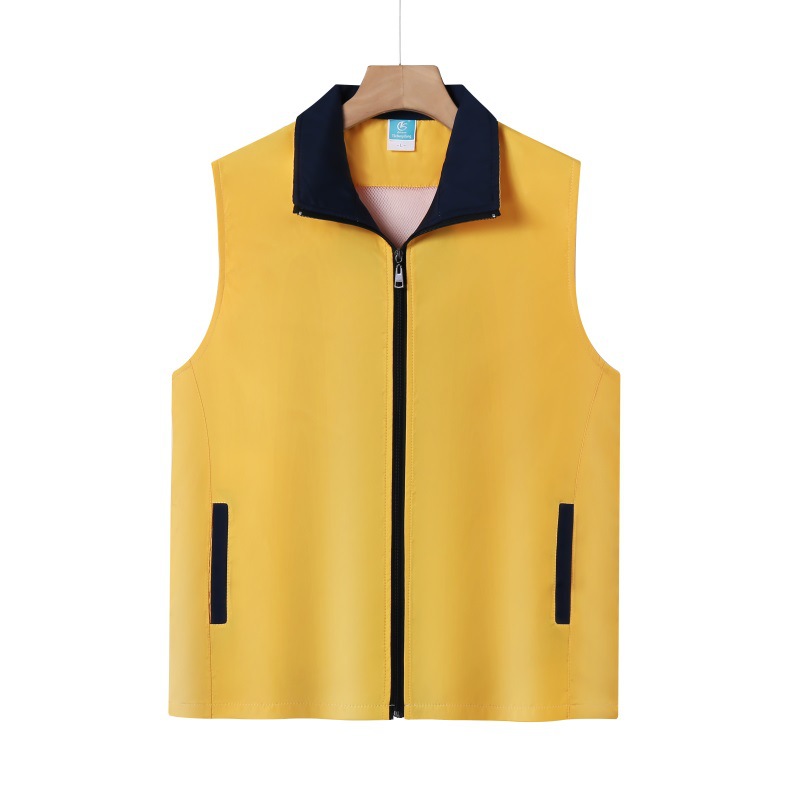 Custom Red Volunteer Vest for Promotional Events with Logo - Model: 630595764559 - 图片 3