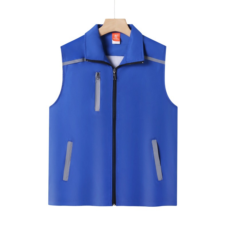 Red Sleeveless Vest for Workwear with Custom Logo - Model: 630999949294 - 图片 3