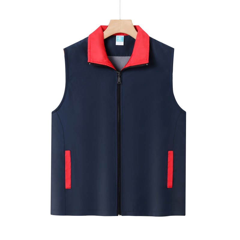 Custom Red Volunteer Vest for Promotional Events with Logo - Model: 630595764559 - 图片 2
