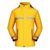 Custom Corporate Workwear Hooded Jacket with Fleece Lining for Outdoor - Model: 630662368128