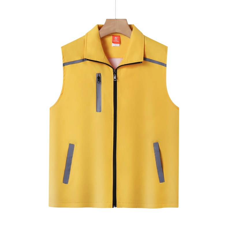Red Sleeveless Vest for Workwear with Custom Logo - Model: 630999949294 - 图片 5