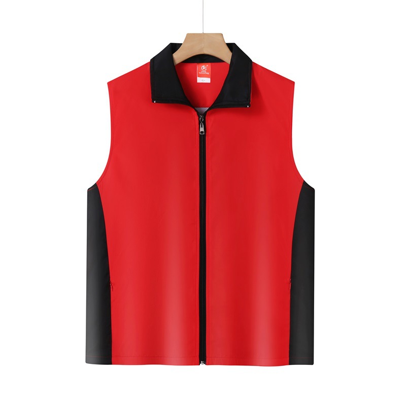 Straight-Cut Casual Vest for Layered Streetwear with Printed Text - Model: 631000533274 - 图片 3