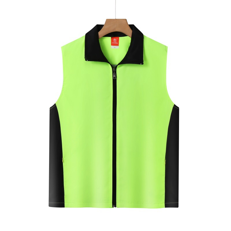 Straight-Cut Casual Vest for Layered Streetwear with Printed Text - Model: 631000533274 - 图片 5
