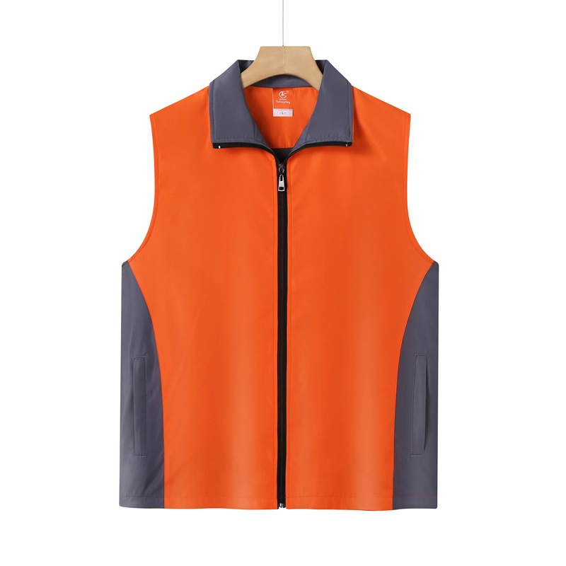 Workwear Reflective Vest for Casual or Work Use with Zipper - Model: 631002021109 - 图片 2
