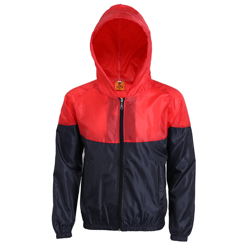 Color-Block Windbreaker for Outdoor Sports and Volunteer Work - Model: 524428515162 - 图片 7