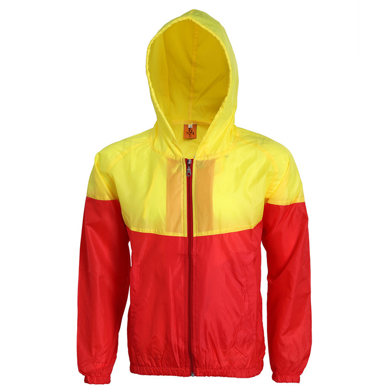 Color-Block Windbreaker for Outdoor Sports and Volunteer Work - Model: 524428515162 - 图片 8