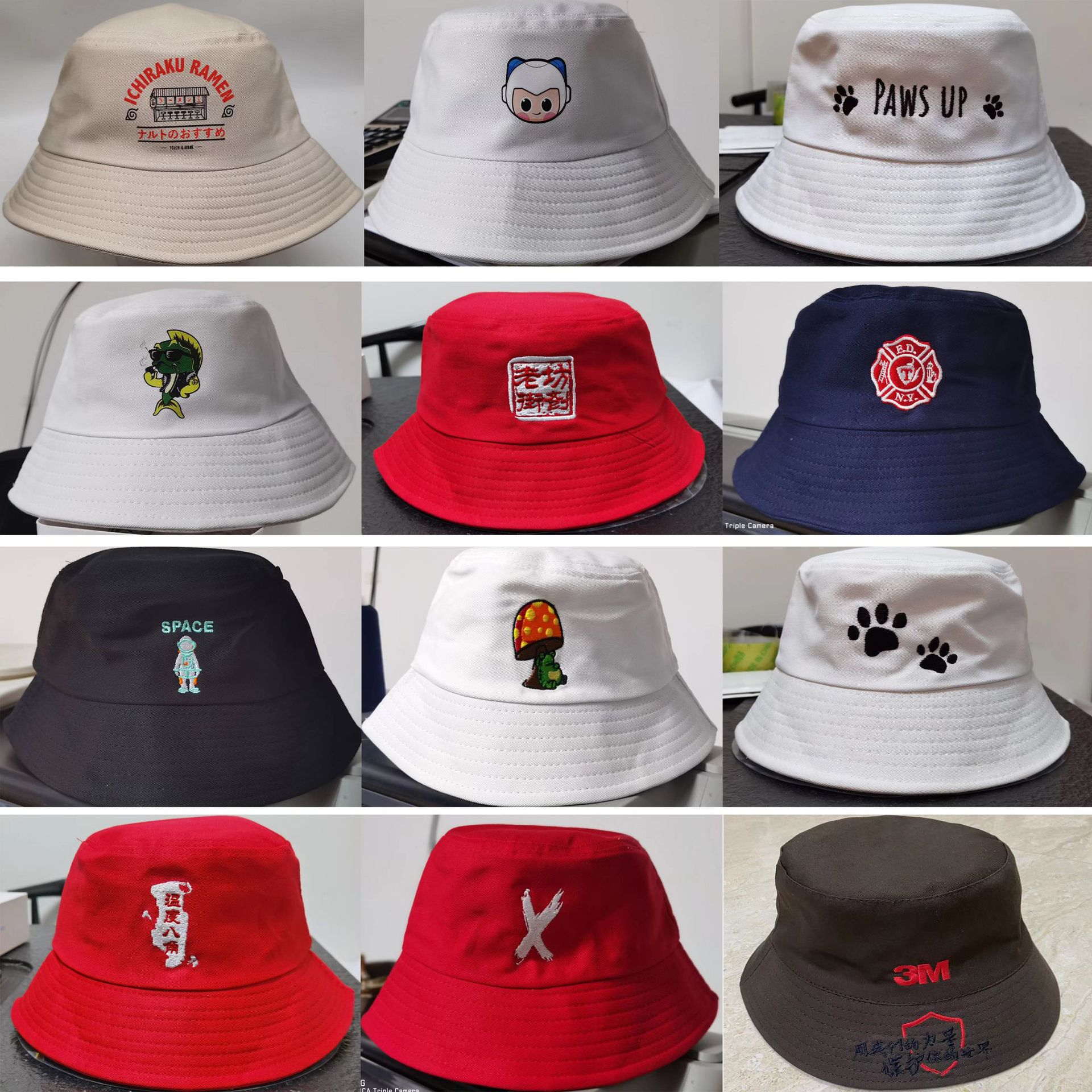 Wide Brim Bucket Hat for Sun Protection Women Printing - Model: 599886199493 - 图片 4