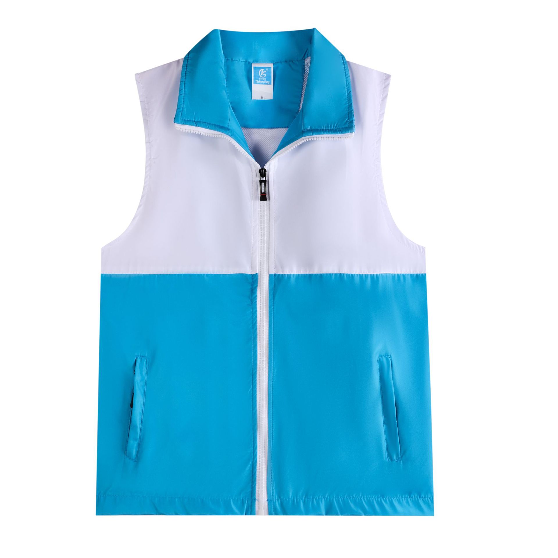 Loose Fit Color-Block Jacket for Spring Summer Casual Workwear - Model: 661495655255 - 图片 3