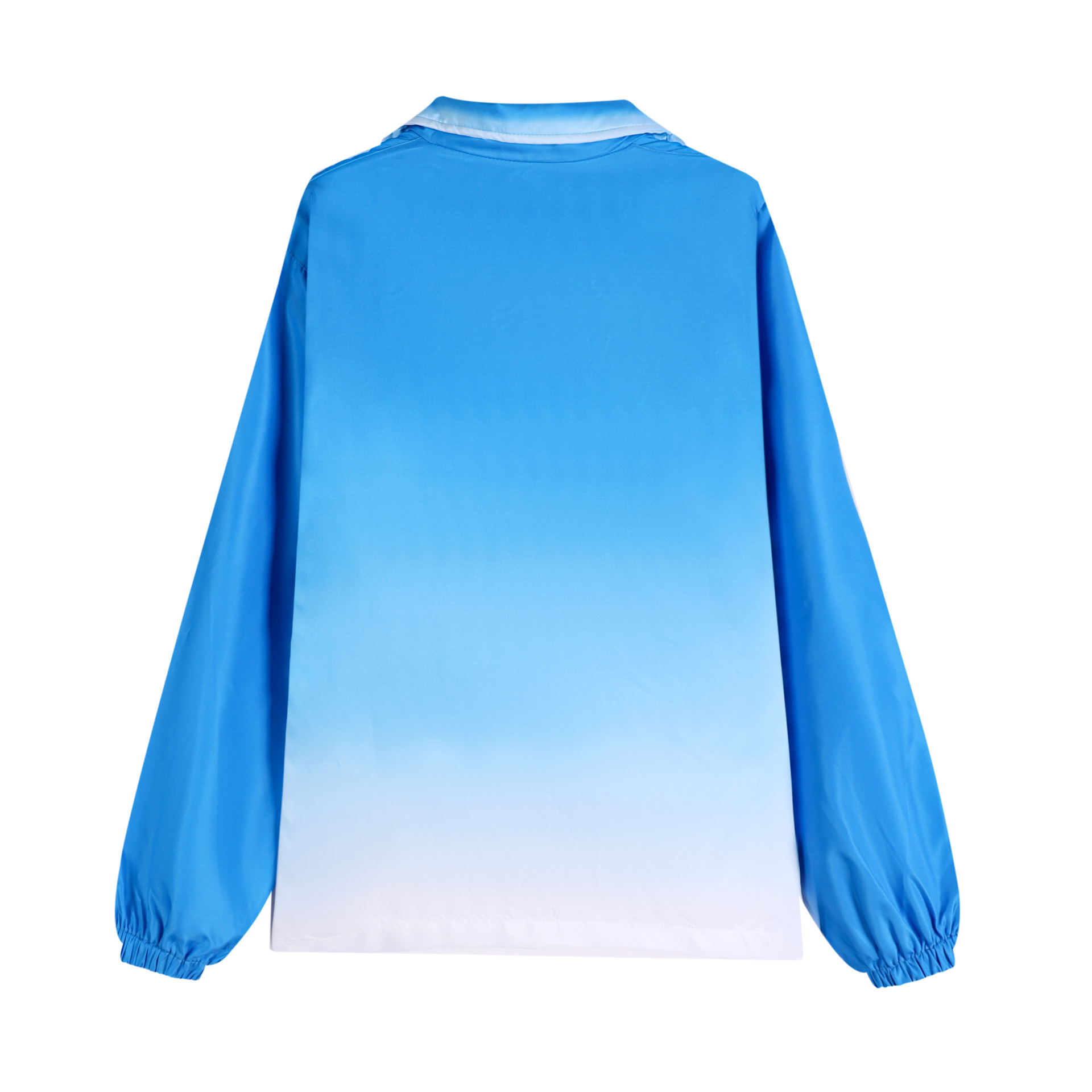 Color-Block Loose-Fit Coat for Daily Wear with Zipper and Stand Collar - Model: 660925630963 - 图片 4