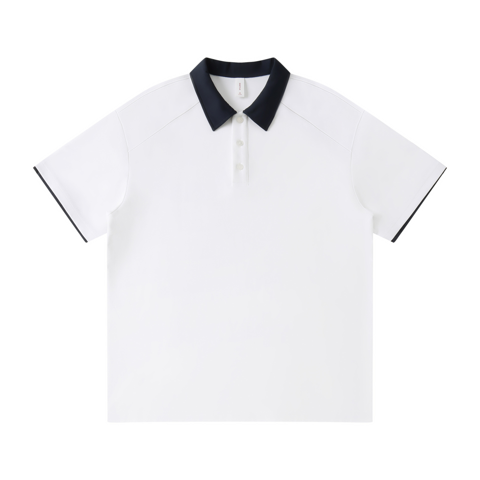 Men's Loose Casual Polo Shirt for Spring Summer with Contrast Collar - Model: 1019397771558 - 图片 6