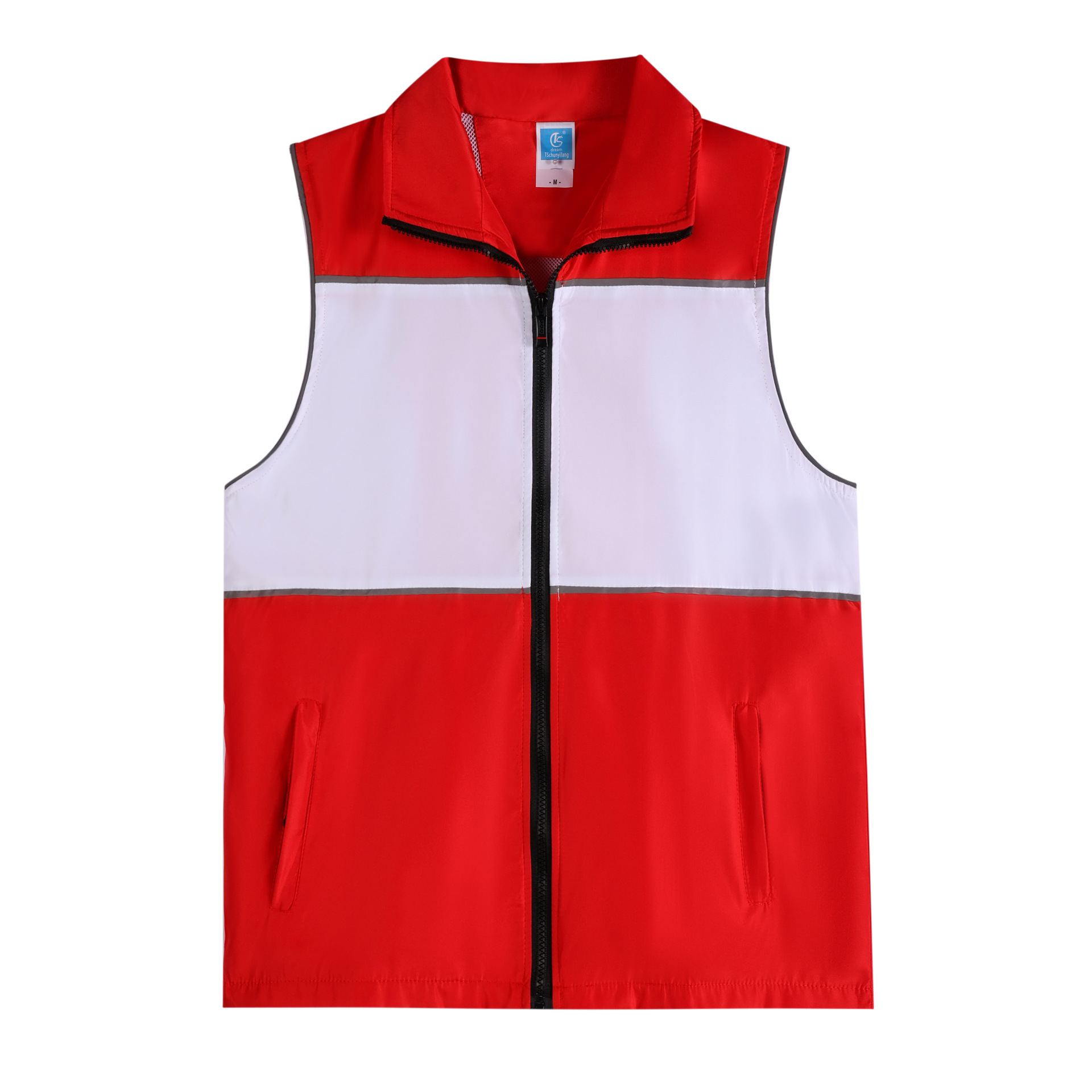 Unisex Casual Vest for Outdoor Advertising with Zipper - Model: 660747221751 - 图片 6