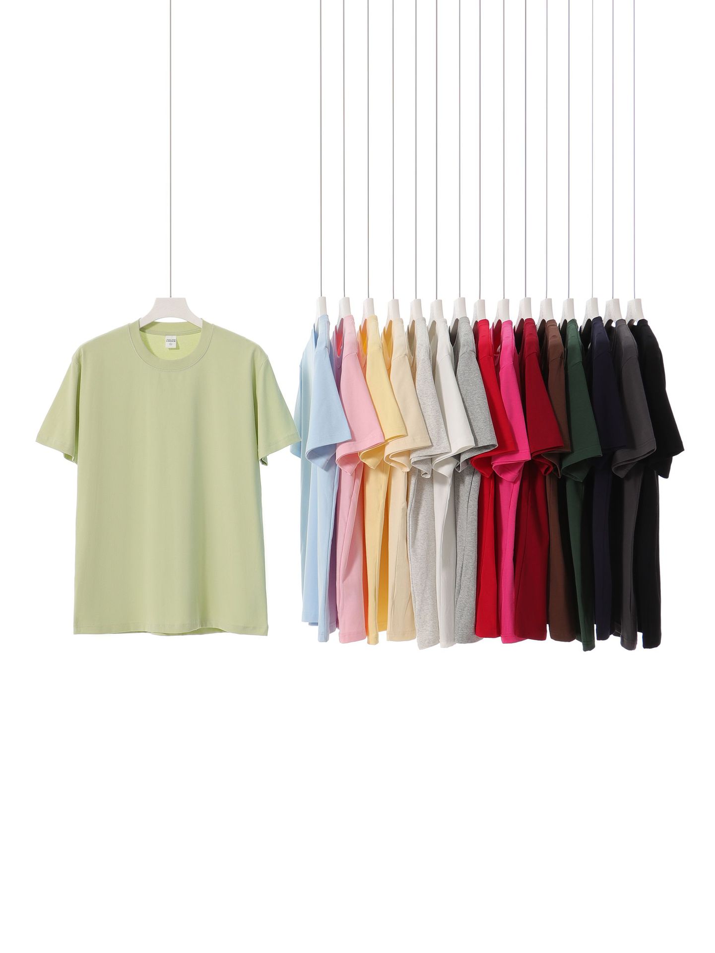 Regular Basic Casual T-Shirt for Streetwear Couple - Model: 888628411729 - 图片 3