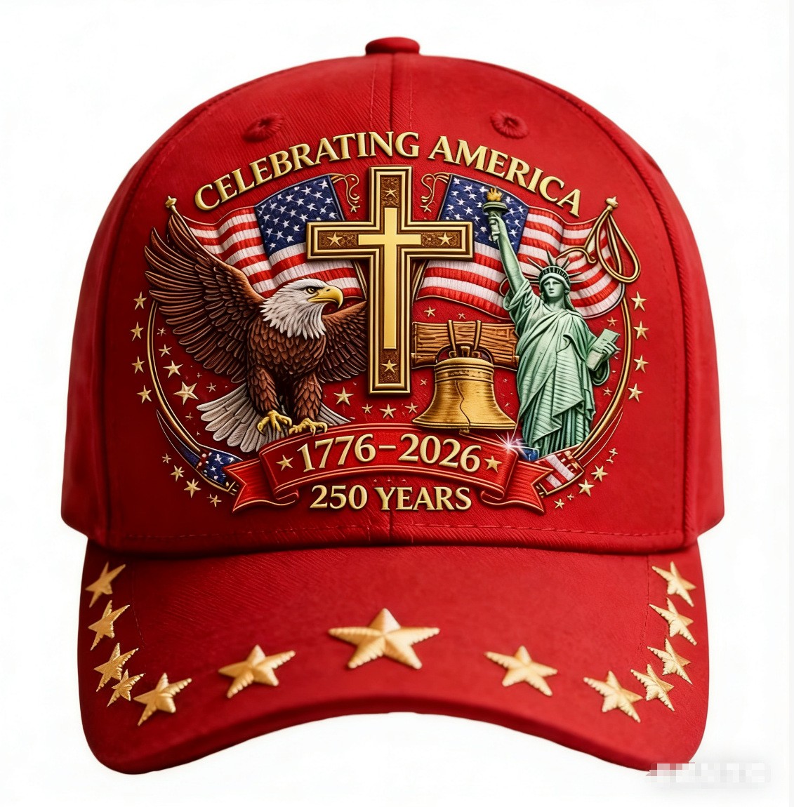 Commemorative Baseball Hat for 1776-2026 Flag Celebration - Model: 1008762843724 - 图片 8