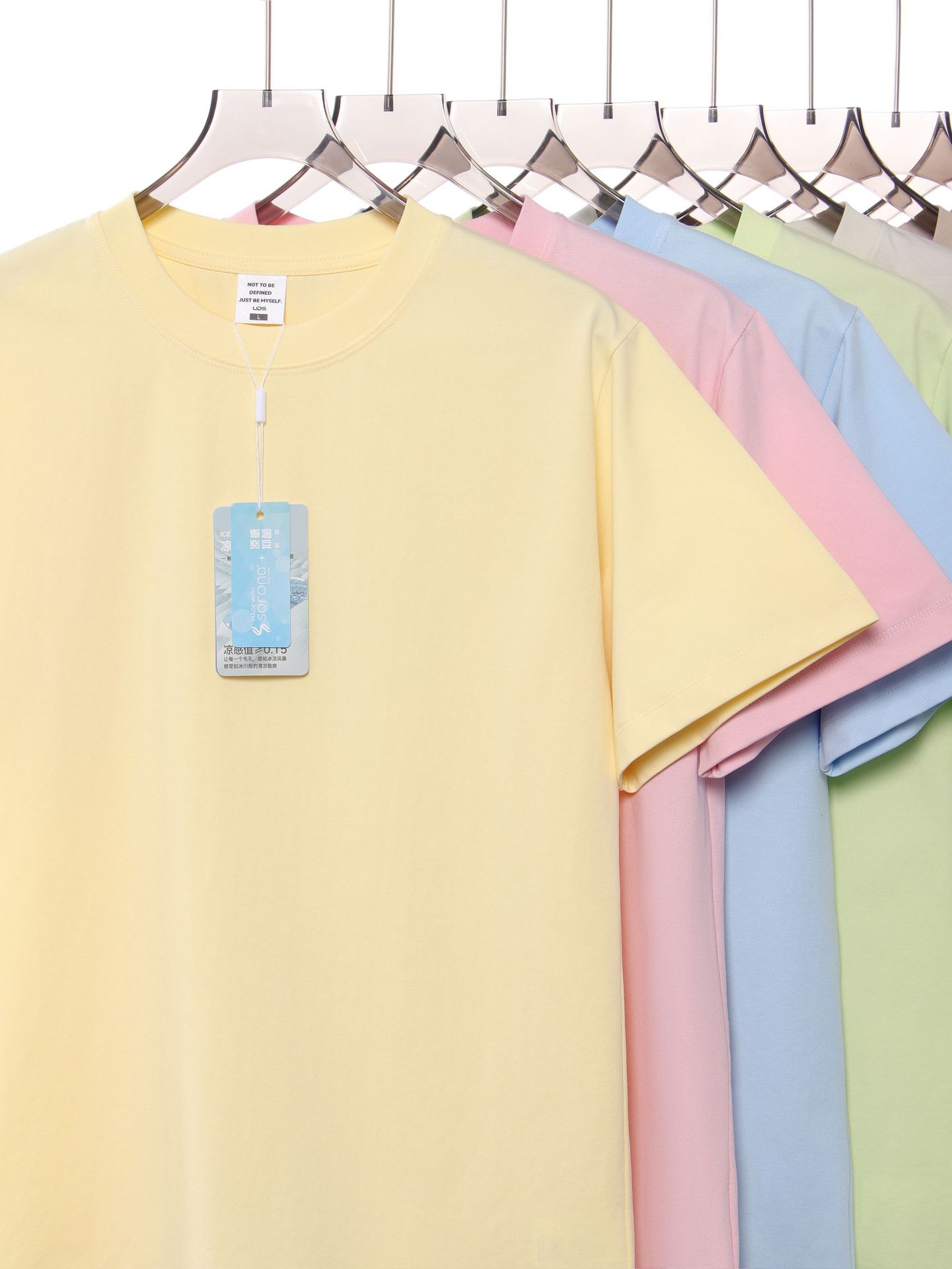 Cool Touch Round Neck T-Shirt for Summer Sun Protection - Model: 1013332471437 - 图片 3