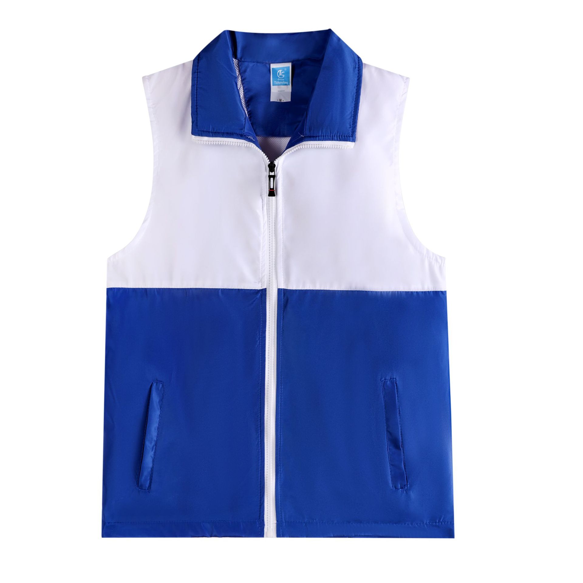 Loose Fit Color-Block Jacket for Spring Summer Casual Workwear - Model: 661495655255 - 图片 2