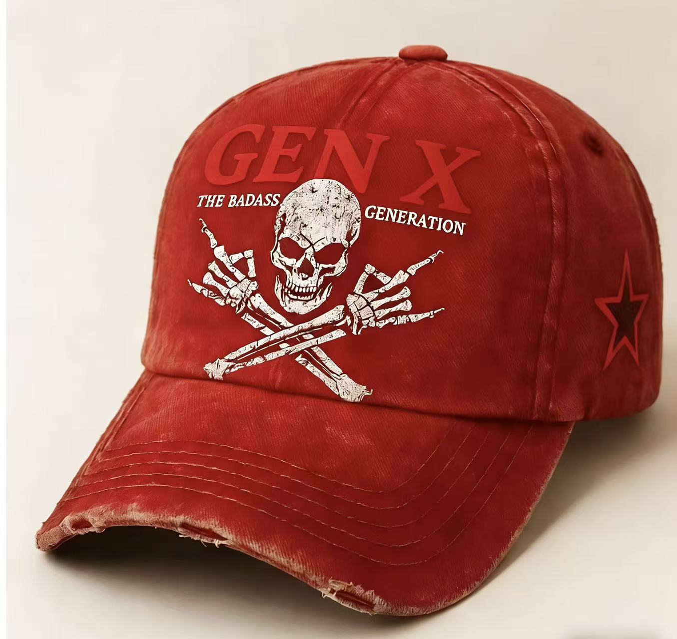 Retro Baseball Cap with Eagle Print for Casual Wear - Model: 1001511153177 - 图片 8