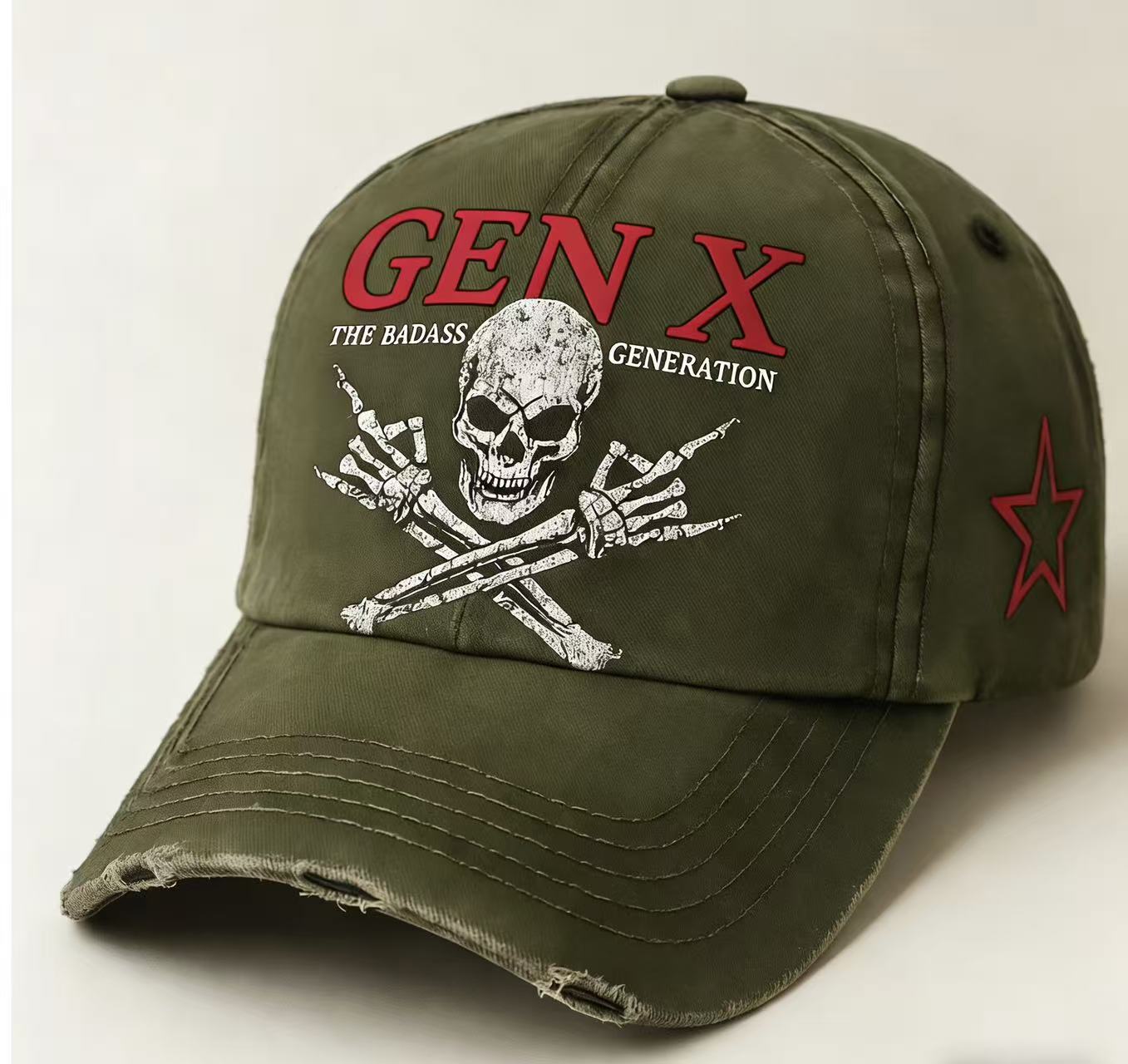 Retro Baseball Cap with Eagle Print for Casual Wear - Model: 1001511153177 - 图片 9