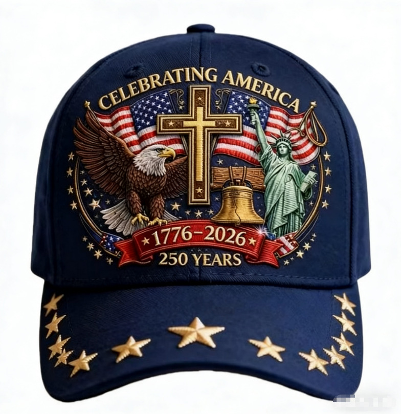 Commemorative Baseball Hat for 1776-2026 Flag Celebration - Model: 1008762843724 - 图片 7