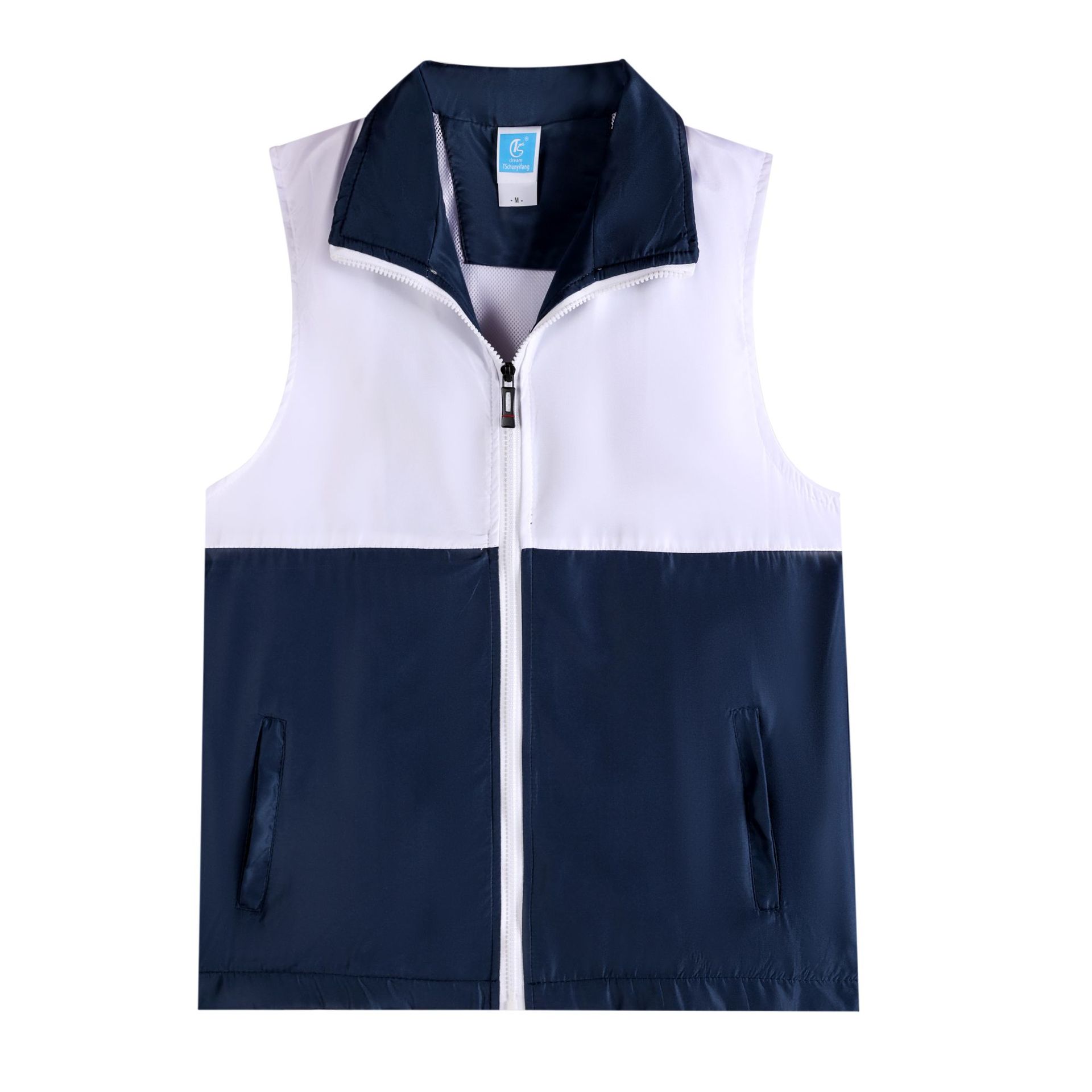 Loose Fit Color-Block Jacket for Spring Summer Casual Workwear - Model: 661495655255 - 图片 8