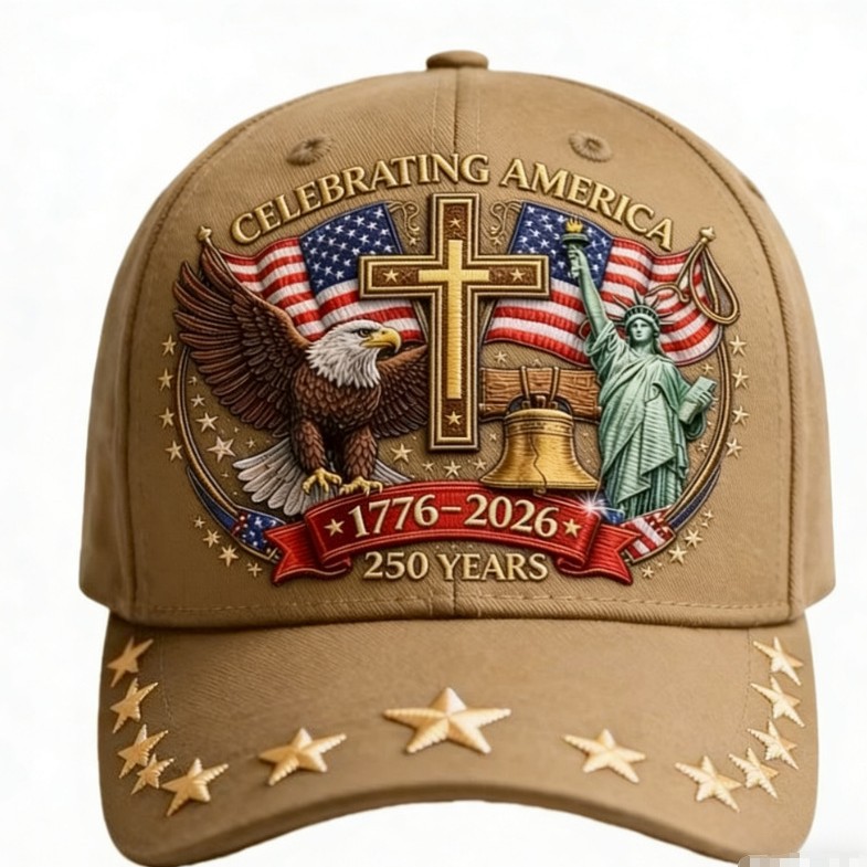 Commemorative Baseball Hat for 1776-2026 Flag Celebration - Model: 1008762843724 - 图片 3