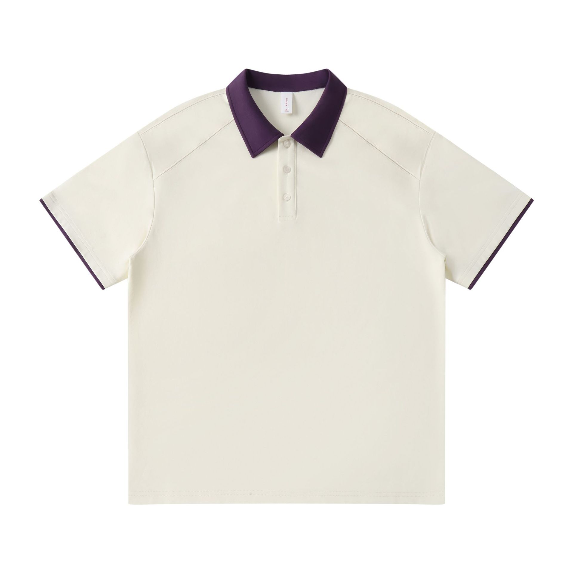 Men's Loose Casual Polo Shirt for Spring Summer with Contrast Collar - Model: 1019397771558 - 图片 9