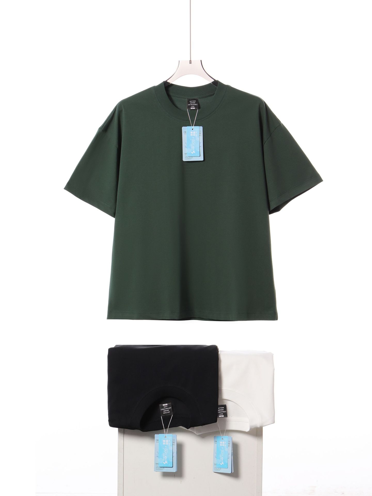 Boxy Loose Casual T-Shirt for Sun Protection with 5A Antibacterial Sorona - Model: 1018065182354 - 图片 5