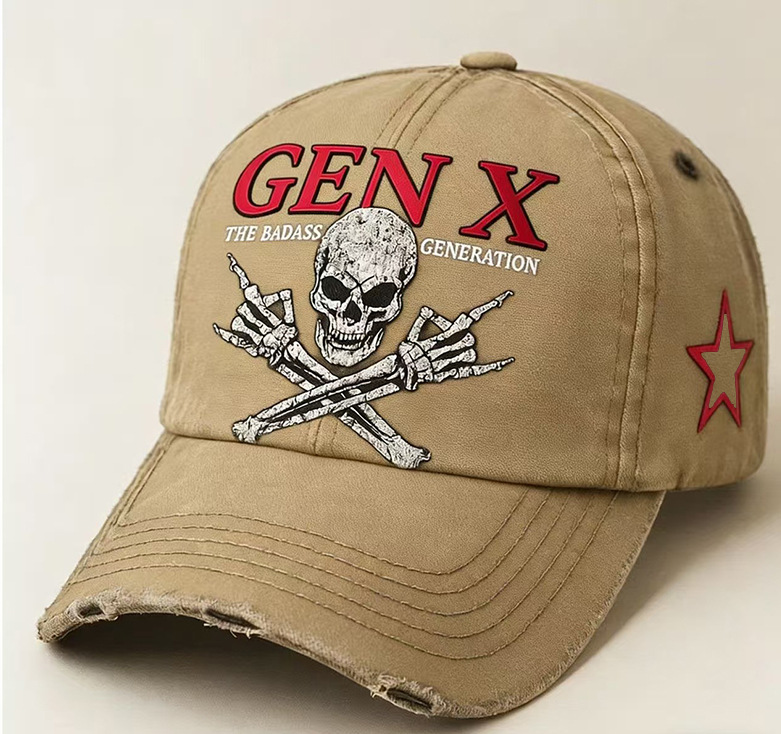 Retro Baseball Cap with Eagle Print for Casual Wear - Model: 1001511153177 - 图片 10
