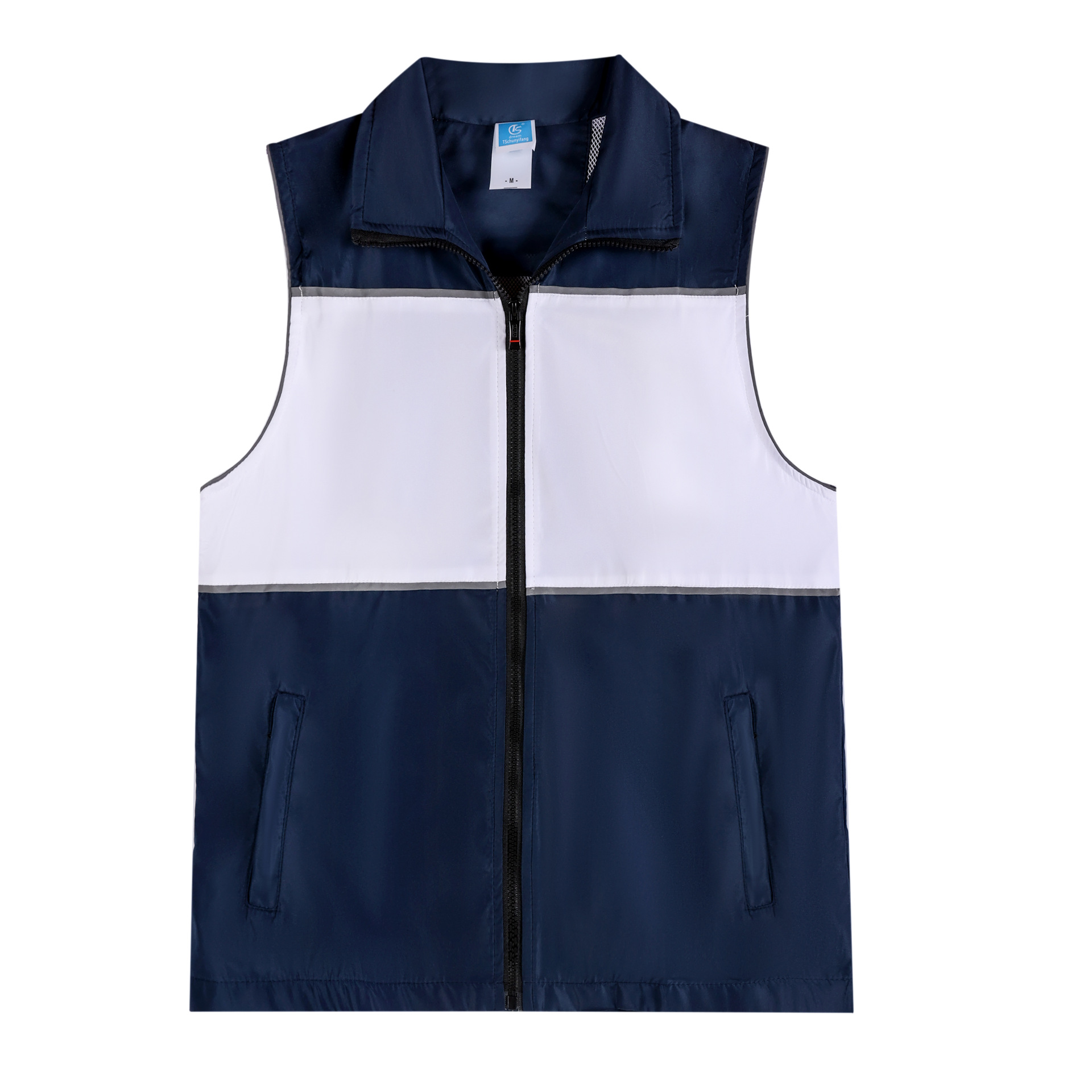 Unisex Casual Vest for Outdoor Advertising with Zipper - Model: 660747221751 - 图片 8