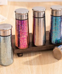 Insulated Titanium Travel Cup with Lid for Commuting - Model: 1032762942763
