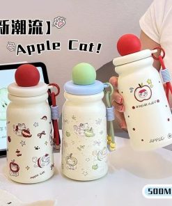 Insulated Water Bottle for School Kids with Cartoon Design - Model: 992644094418