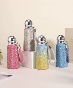 Titanium Water Bottle for Women Business Gift with Floating Ball - Model: 1036110308799