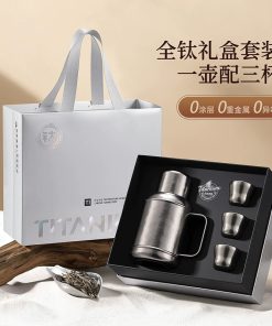 Alternative view of Magnetic Insulated Titanium Kettle for Camping - Model: 1032556859004