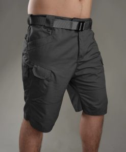 Alternative view of Urban Outdoor Work Shorts with Reinforced Stitching for Tactical Use - Model: 728052619391