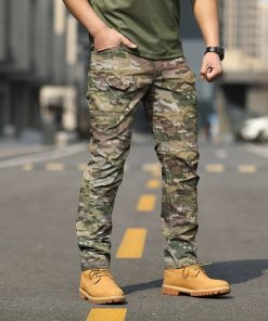 Alternative view of Outdoor Multi-Pocket Cargo Pants for Spring Autumn Training - Model: 727878822769