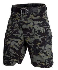 Alternative view of Breathable Quick-Dry Shorts for Hiking Training with Multi-Pockets - Model: 804861335344