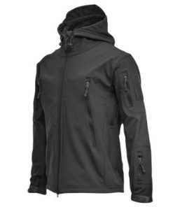Men's Tactical Outdoor Windbreaker with Fleece for Workwear - Model: 678688219281