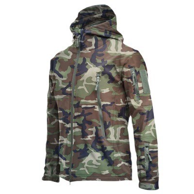 Men's Tactical Outdoor Windbreaker with Fleece for Workwear - Model: 678688219281 - 图片 2